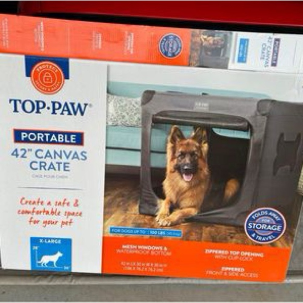 Top Paw Gray Dog Carrier for Travel